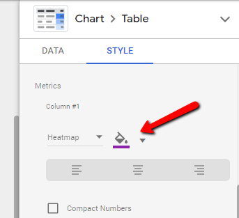 heatmap settings