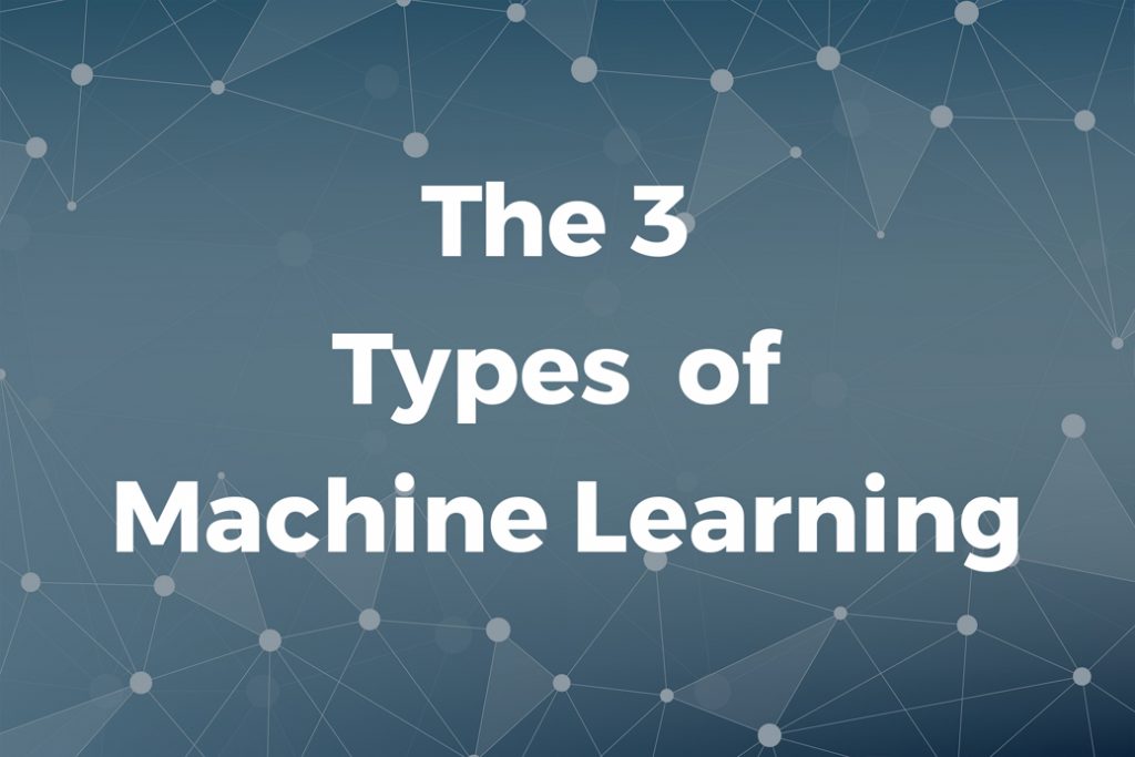 The 3 types of Machine Learning – Explained – DataActs