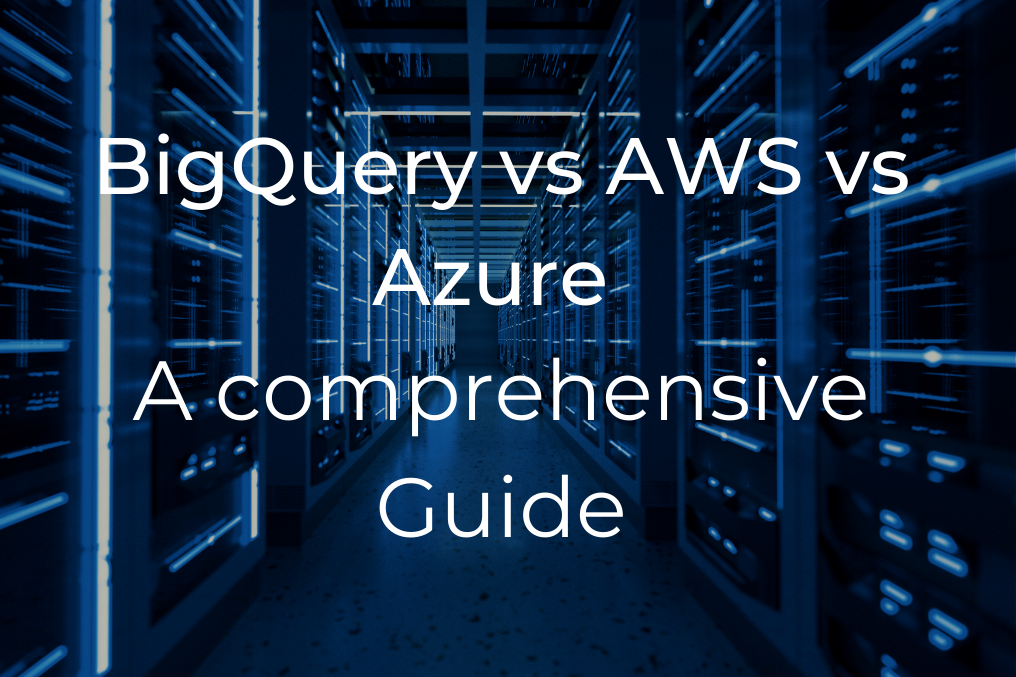 Comparison between BigQuery, Redshift, and Azure Synapse.