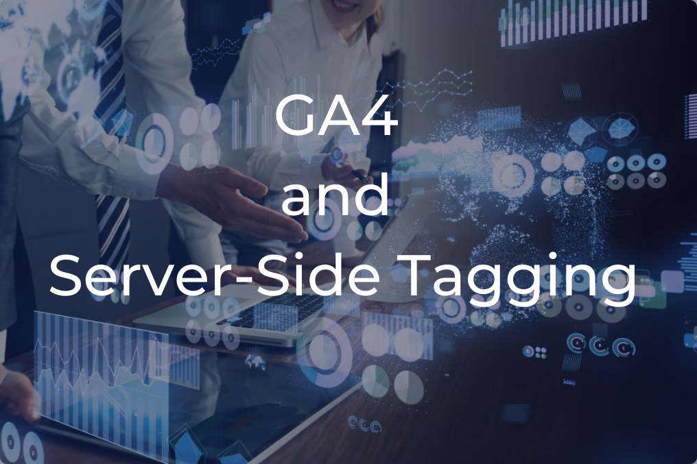 Diagram illustrating the setup process for server-side tagging in Google Tag Manager