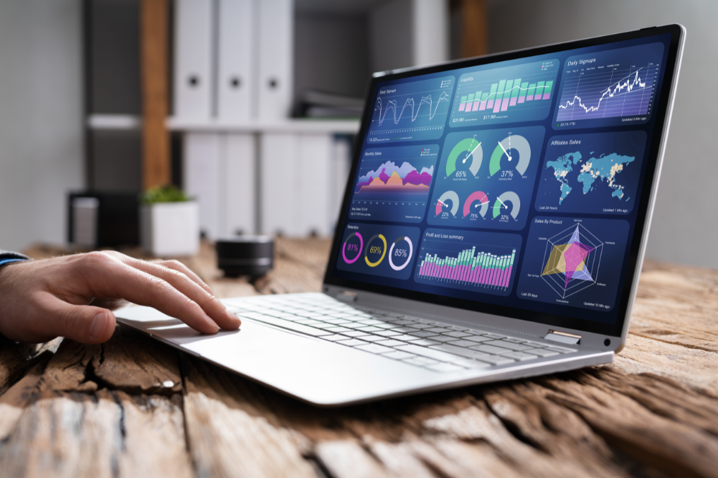 Illustration of a Shopify store with a highlighted data layer setup