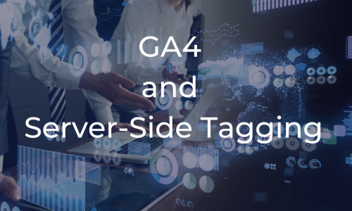 Diagram illustrating the setup process for server-side tagging in Google Tag Manager